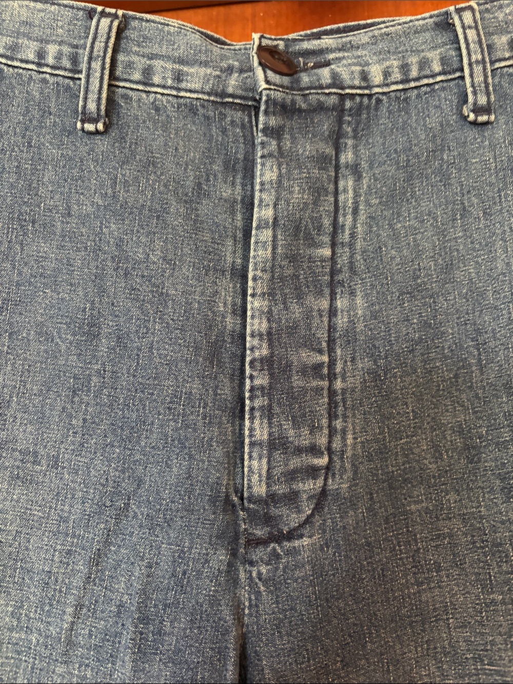 THE GREAT. Wide-Leg Denim Seafarer Jeans in Deep Blue - Picture 3 of 7